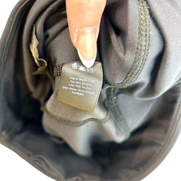 Alala Blocked Ankle Running Tights/Leggings Metallic Silver‎ Black Size XS - Picture 9 of 9